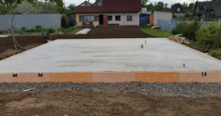 Фундамент монолитная плита под дом цена в каменке - от 4154 руб/м2